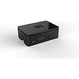 Raspberry Pi Geh&auml;use (OneNineDesign) f&uuml;r Raspberry Pi 3, Pi 2 und Raspberry Pi Model B+, bel&uuml;ftet, schwarz