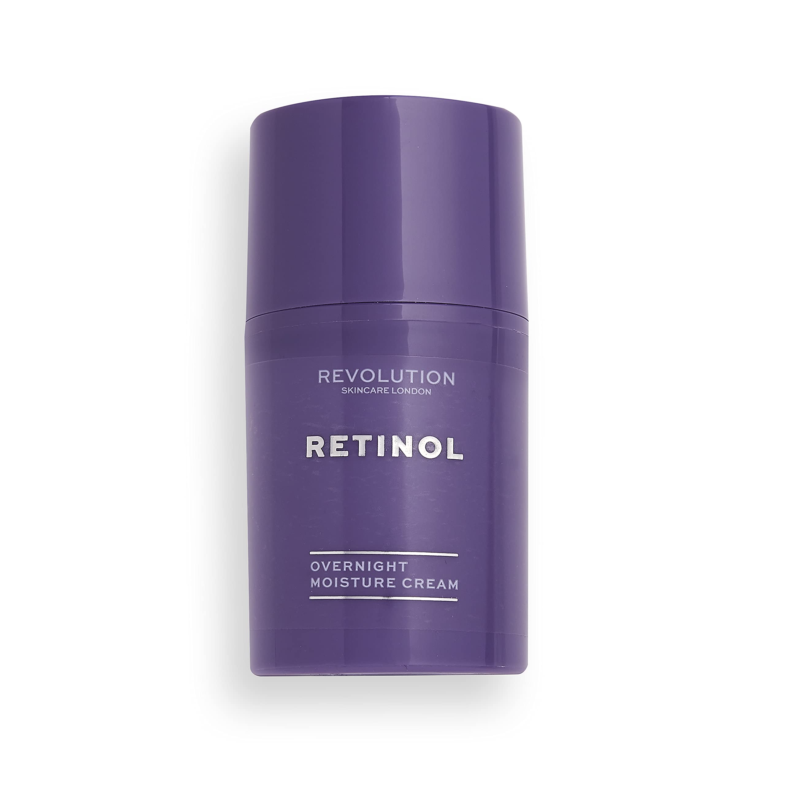 Revolution Skincare London, Retinol Overnight Face Cream, Reduces Fine Lines/Wrinkles/Blemish Formation, Fragrance Free, Vegan & Cruelty-Free, 50 ml
