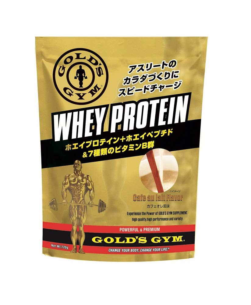 ゴールドジム(GOLD'S GYM) ホエイプロテイン カフェオレ風味 720g商品画像