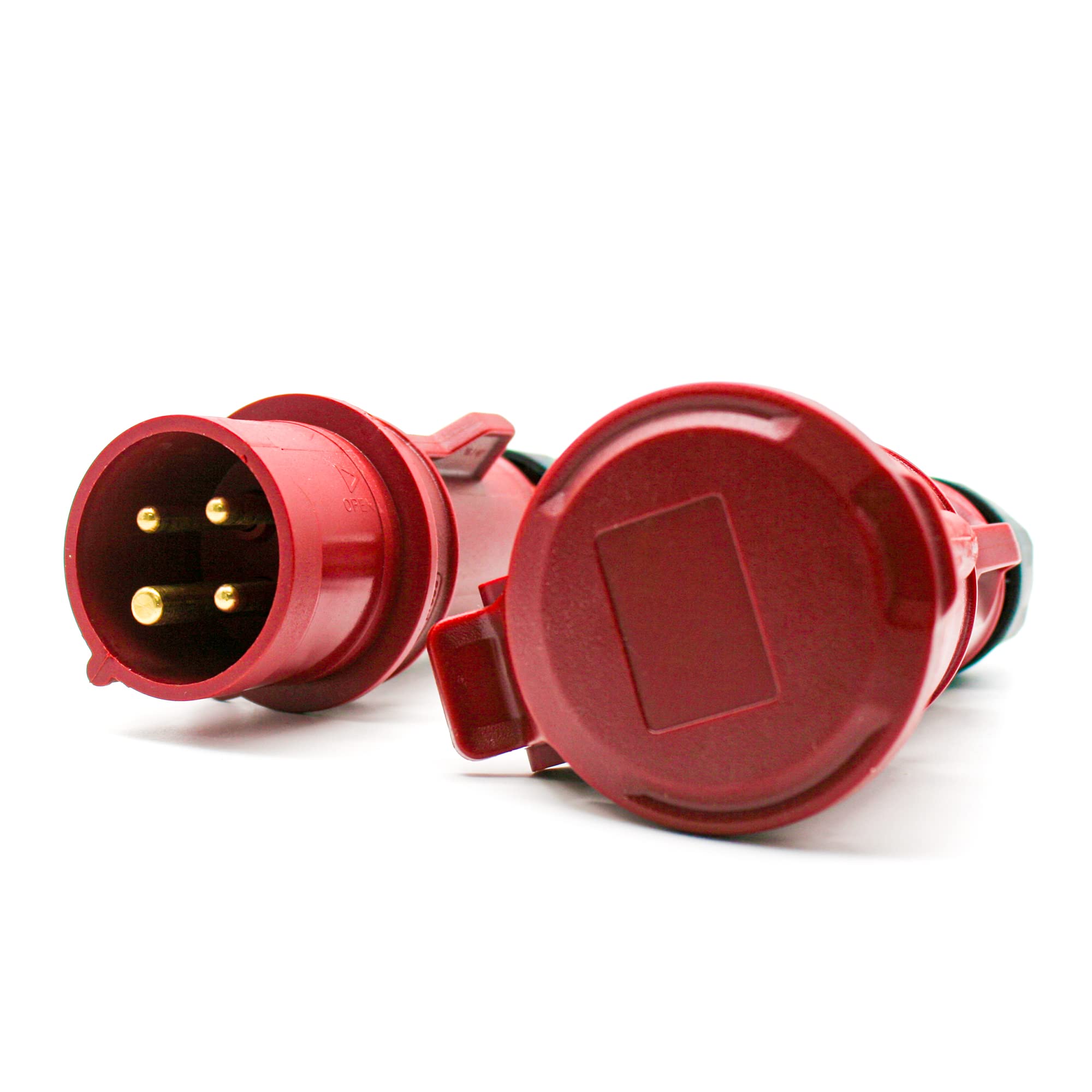 DOJA Insutrial | Pack TAKE 380 Male and TAKE 380 Female | 16A 3P + E (4 Poles) | Male + Female Industrial Plug