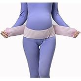 SUPPORTSMART HAB Smart 3 in 1 Pregnancy Support Belt - Compression Belly Bands for Pregnant Women, Maternity Support Belt for Back/Pelvic/Hip Pain, Ultimate Comfort in Pregnancy (Pink, Small-Large)