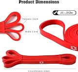 KK Resistance Bands Red 15-35 lbs Looped Band for Home Gym Workout view 2