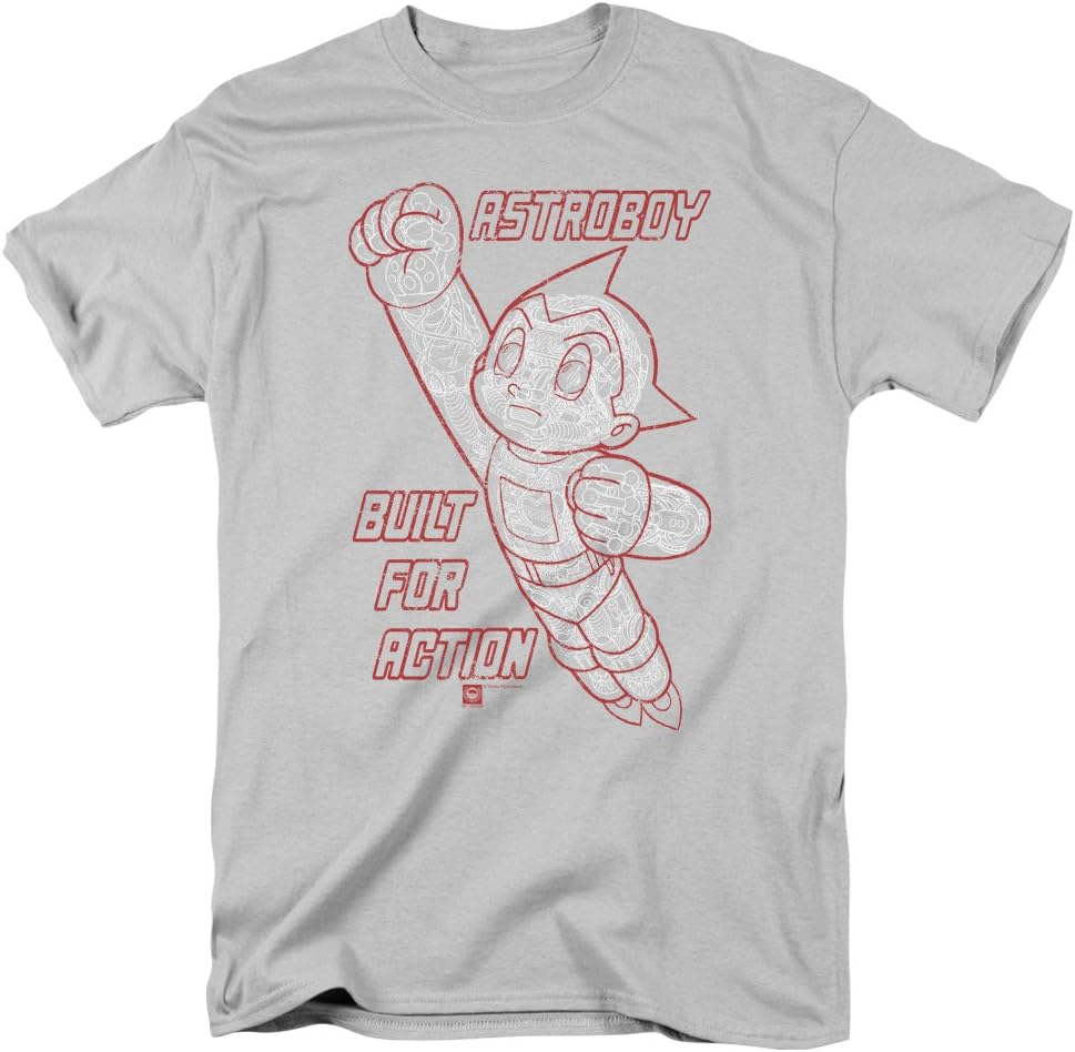 Astro Boy Japanese Manga Anime Cartoon Show Built for Action Adult T-Shirt Tee