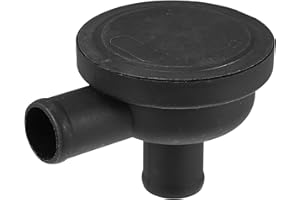 X AUTOHAUX 06A129101A/D Engine Crankcase Vent Valve for Audi A4 for VW Passat Black