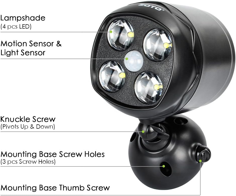 Batteriebetriebener bewegungsmelder