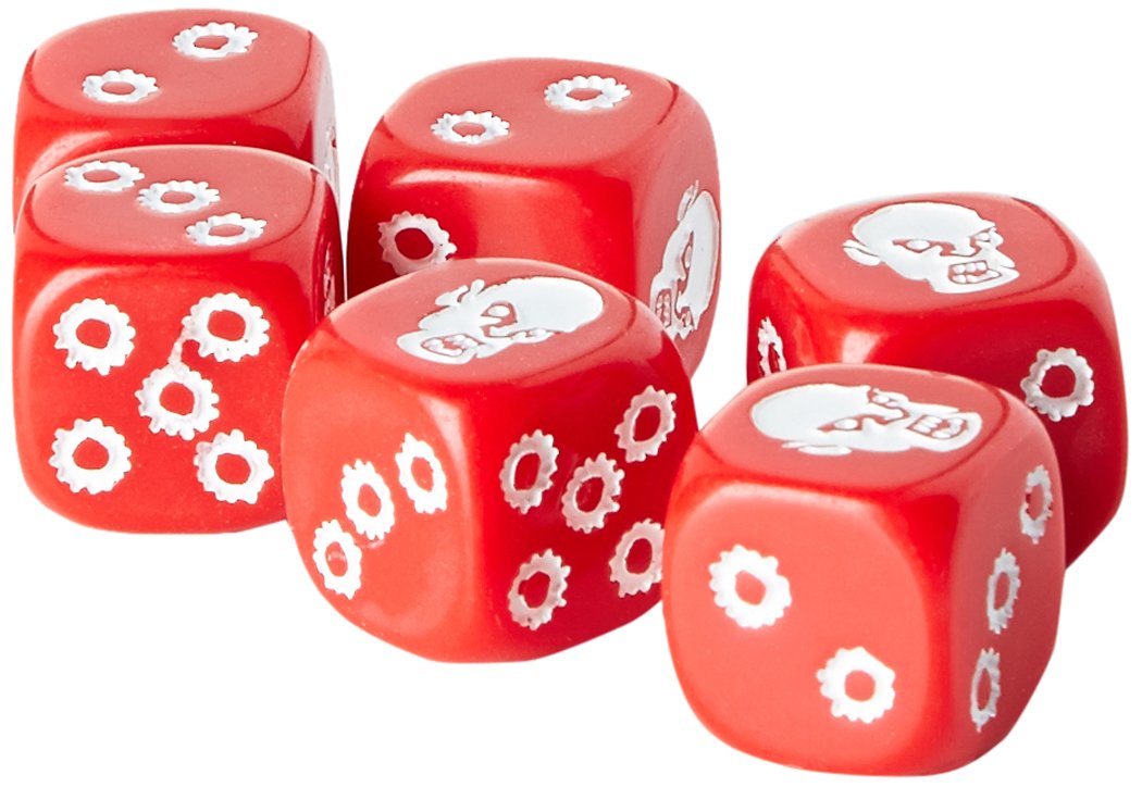 Cool mini or emergency GUG0035 Zombicide season 3 Red dice
