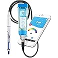 Apera Instruments PH60Z-HT Smart Handheld pH Meter Tester Kit with LabSen 865 pH/Temp. Electrode for Lab-Grade pH Measurement in High Temperature and/or Corrosive Water Solutions