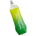 WILDREEDS 500ml Soft Flask, TPU Collapsible Soft Water Bottle for Hydration Pack, Running Vest, Folding Water Bottle for Hiking Cycling Climbing-1Pcs, Yellow to Green