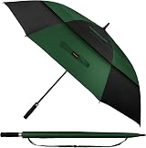TECKNET Golf Umbrella 68 Inch Windproof Double Canopy Auto Open EVA Grip