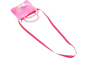 Yardwe Plush Shoulder Bag Unicorn Cartoon Small Bag Purse for Girls School Travel Everyday Use