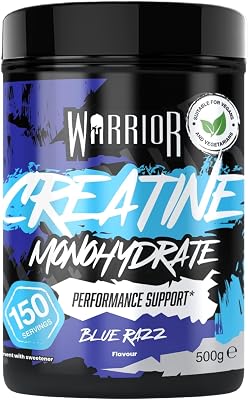 Creatina Monohidrato Polvo 500 g, Vegana – Frambuesa Azul