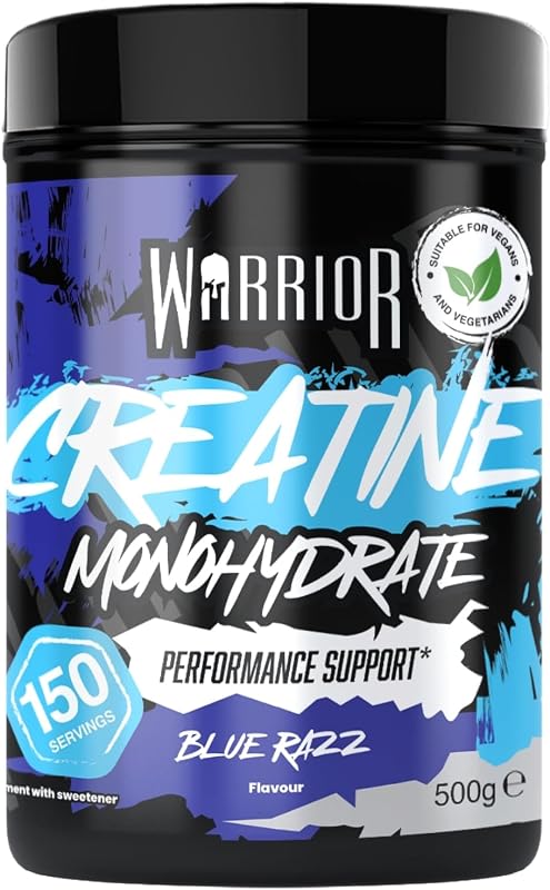 Creatina Monohidrato Polvo 500 g, Vegana – Frambuesa Azul