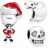 MSPOVOF Halloween Charm Beads for Bracelets and Necklaces S925 Sterling Silver For Women Jewelry Present