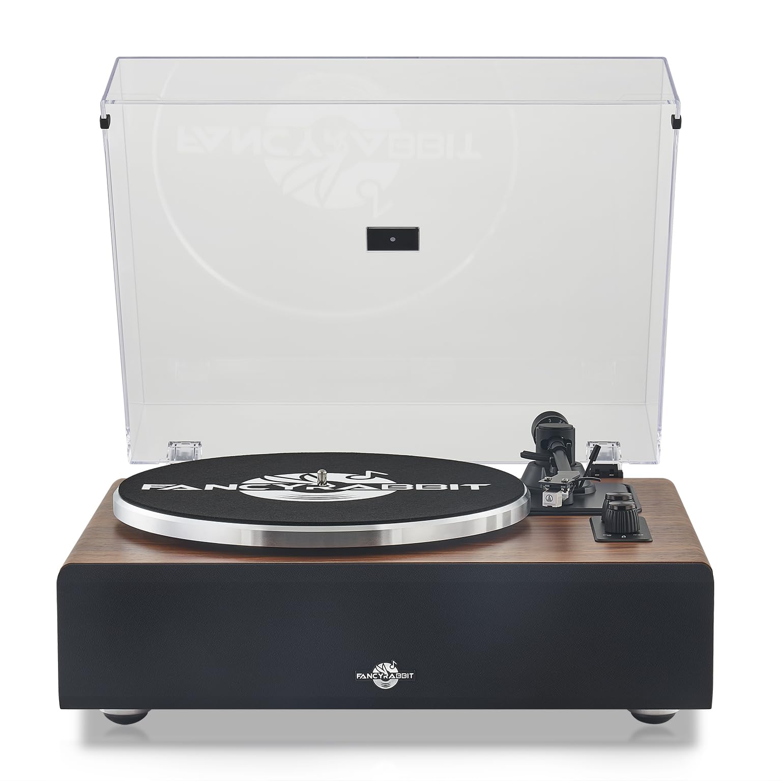 Photo 1 of * BROKEN CLASP, UNSURE WHERE IT BELONGS * Record Player with Speaker, Vinyl Record Turntable with Magnetic Cartridge for Home Decoration and Entertainment, Vinyl Record Player Suitable for Christmas or Birthday Gift (Rosewood)