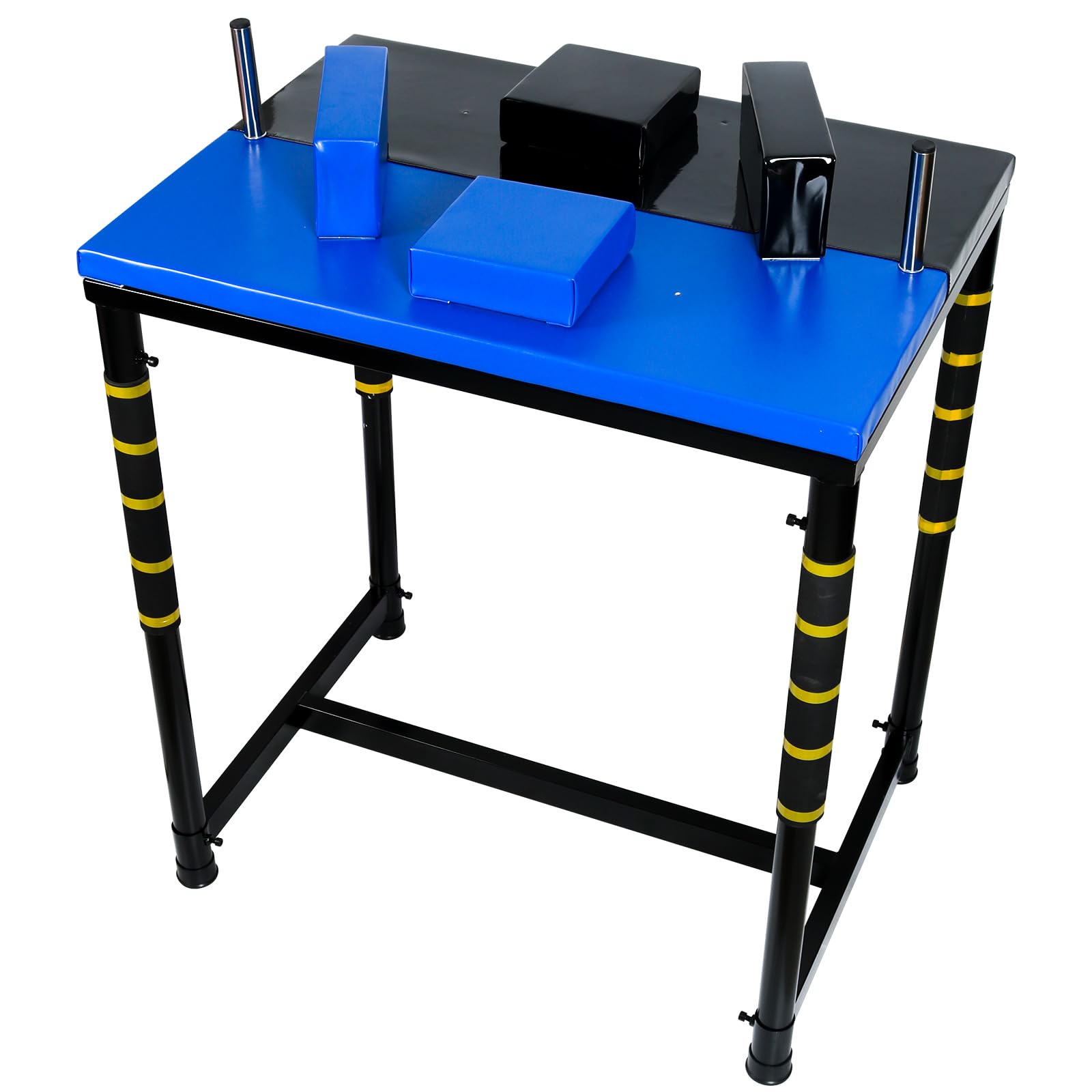 Photo 1 of Professional Table - Arm Wrestling Battle Table Forearm Strength Training with Competition Design Wrist Strength Training Support Plate - ?Black Blue?