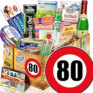 Spezialitäten Box / Ostpaket L / Geburtstag 80 / Geschenkkorb Vater