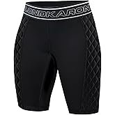 Londkaron Youth Girls Padded Softball Sliding Shorts, Elite Compression Slider Shorts