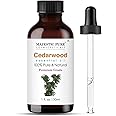 MAJESTIC PURE Cedarwood Essential Oil | 100% Pure and Natural Cedarwood Oil | Premium Grade Essential Oils for Hair Care, Home Diffusers, Skin, Aromatherapy, Massage and Humidifiers | 1 Fl Oz