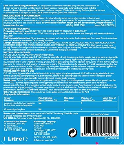 Doff 1L Fast Acting Weed Killer - Image 3