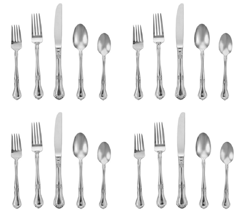 Gorham Valcourt 18/10 Stainless - 20pc Set (Service for Four)