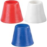 Markwort Knobcuff EZ Taper Bat Taper Durable Rubber Grip Aid - Red/White/Blue