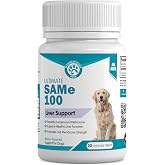 Wanderfound Pets Same 100 Liver Support for Dogs - Same S-Adenosyl-L-Methionine Hepatic Supplement for Liver &amp; Brain Support - Bacon Flavored Sam E, Manufactured in the USA - 30 Chewable Tablets