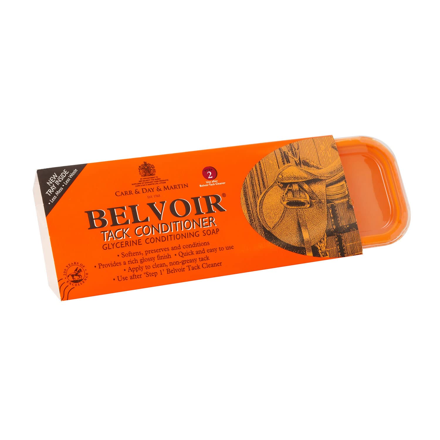 Belvoir Tack Conditioner - Glycerine Saddle Soap x Pack of 2 Bars