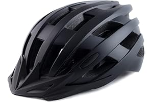 TLAMEE Adult Bike Helmets, Adjustable Mens Womens Bicycle Helmet, Lightweight Road Mountain Cycling Safety Sports Helmets with Detachable Visor