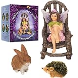 Wonky Hill Miniature Fairy Gardens Starter Kit- Fairy Willow 3 Piece Accessory Garden Set