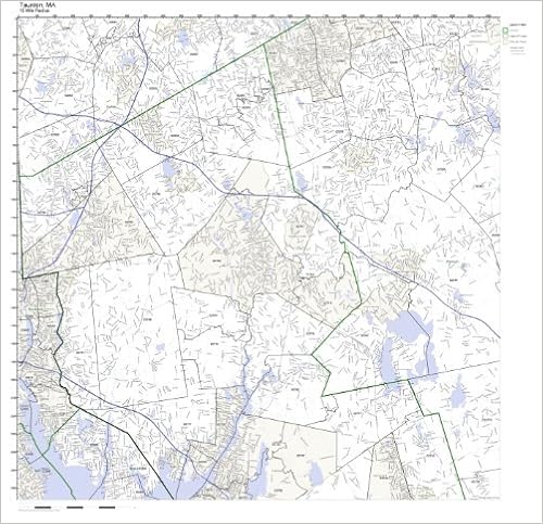 Taunton Zip Code Map Taunton, Ma Zip Code Map Laminated: Amazon.com: Office Products