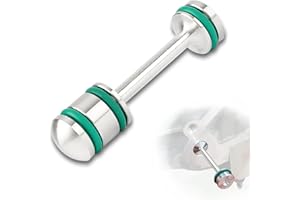 ZANFYXIL Aluminum Oil Diverter Barbell for GM LS Engines, Fits LS1 LS2 LS3 LS6 L92 L99 LQ4 LQ9 4.8L 5.3L 5.7L 6.0L 6.2L, Replaces OEM 12573460