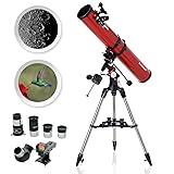AmScope Reflector EQ Telescope with Equatorial