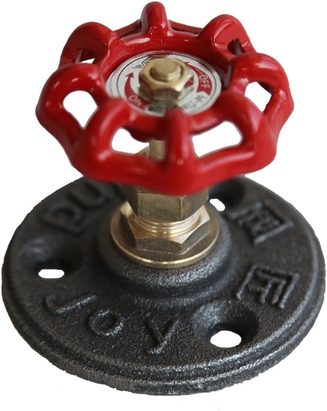Aoceman Retro Creative Metal Hand Wheel Hooks Wall Mounted Hardware Robe/Hat/Coat Hangers Door Knobs
