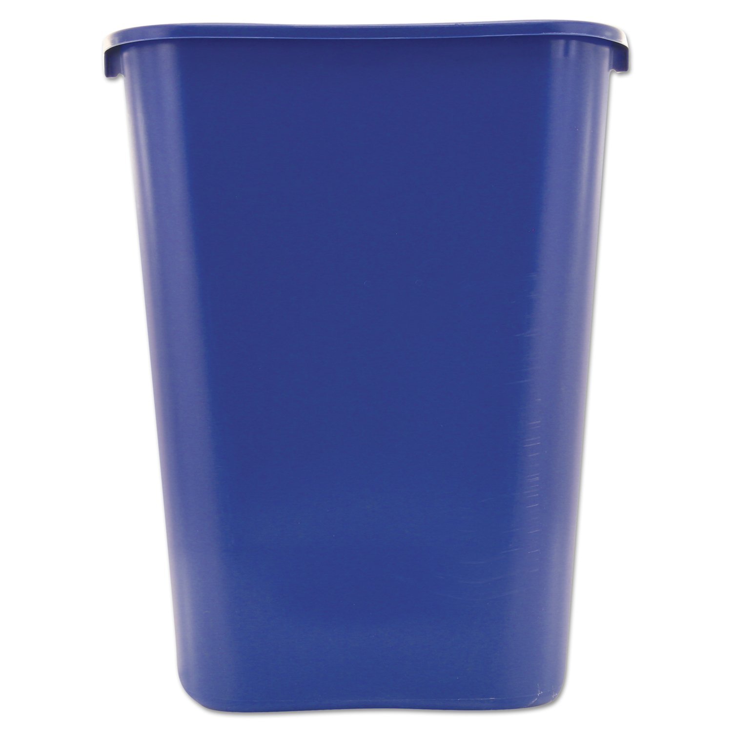 Rubbermaid Commercial Products Deskside Office Bedroom Wastebasket Trash Can Recycle, 10 Gallon, Blue, 4-Pack: Industrial & Scientific