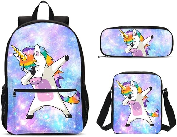 dabbing unicorn backpack