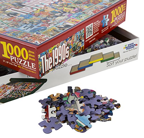 White Mountain Puzzles - The 1990s - 1,000 Piece Jigsaw Puzzle