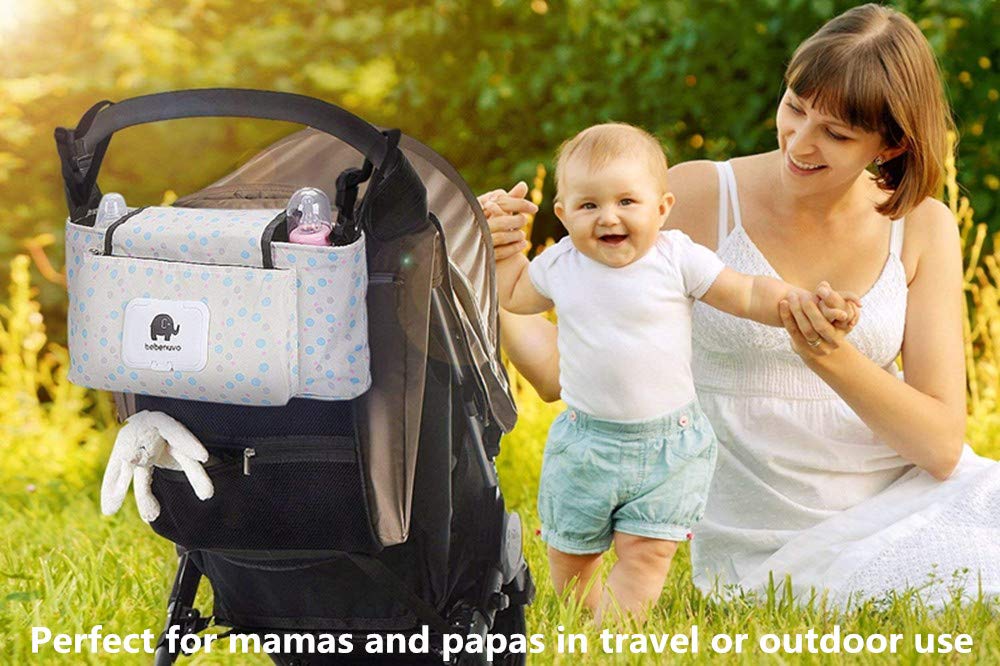Pram Buggy Organiser Storage Bag for Buggies Baby Stroller Organizer