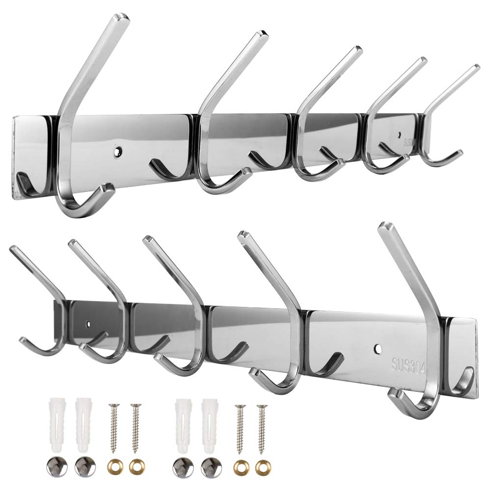 Best 2Pk Wall Mount Coat Rack