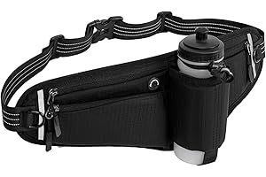 Mtxorvix Waist Pack, Running Hydration Belt with Water Bottle Holder Waterproof Run Fanny Pack for Men&Women Workout Waist Ba
