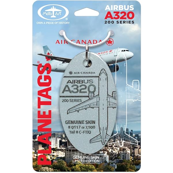 Amazon.com: PlaneTags Air Canada A320 | Genuine Aircraft Skin