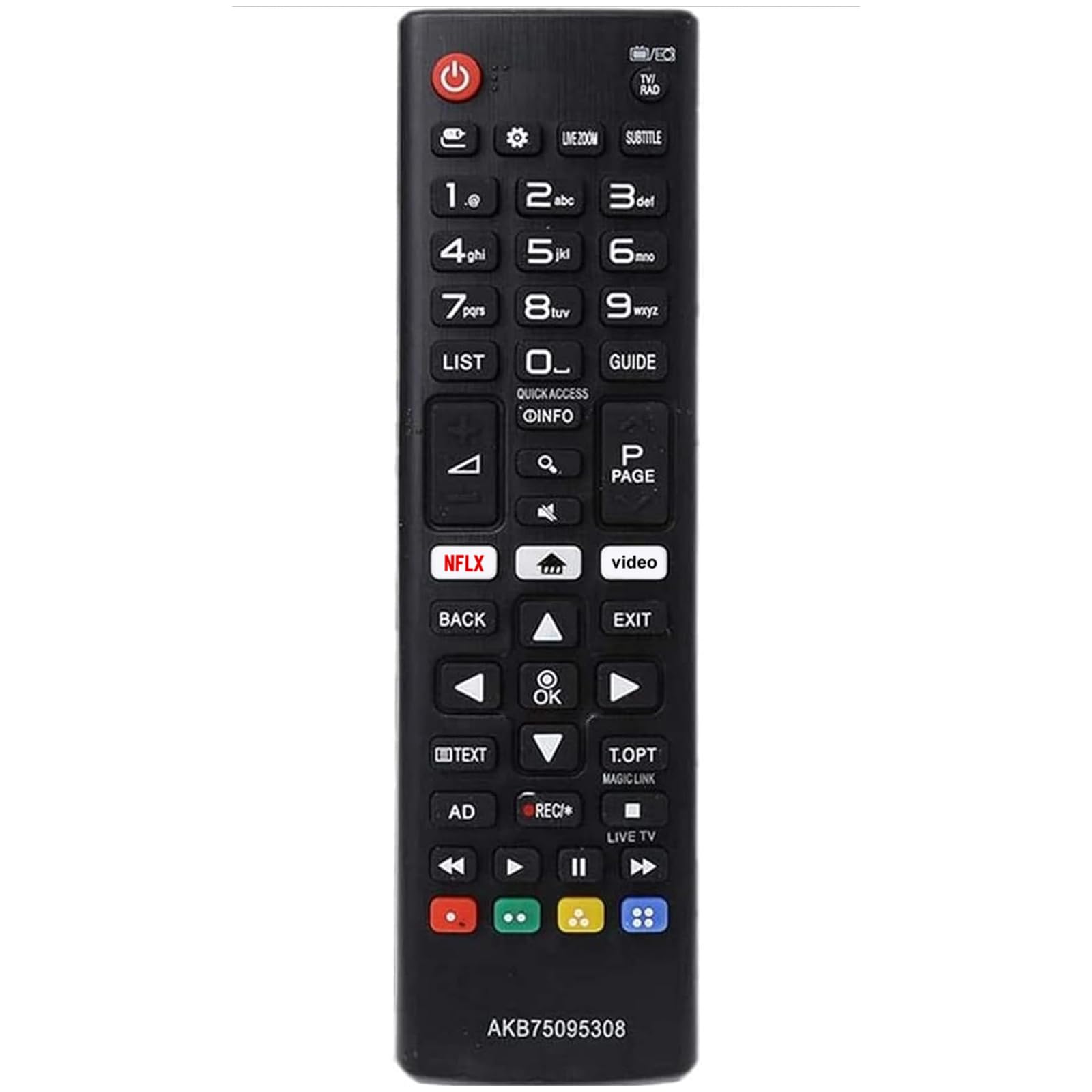 Universal Remote Control for LG All Smart TV LCD LED OLED UHD HDTV 3D 4K TVs AKB75095308 Magic Remotes Replacement