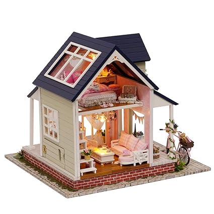 Amazon Com Hmane Dollhouse Mini Furniture 3d Assembly Diy