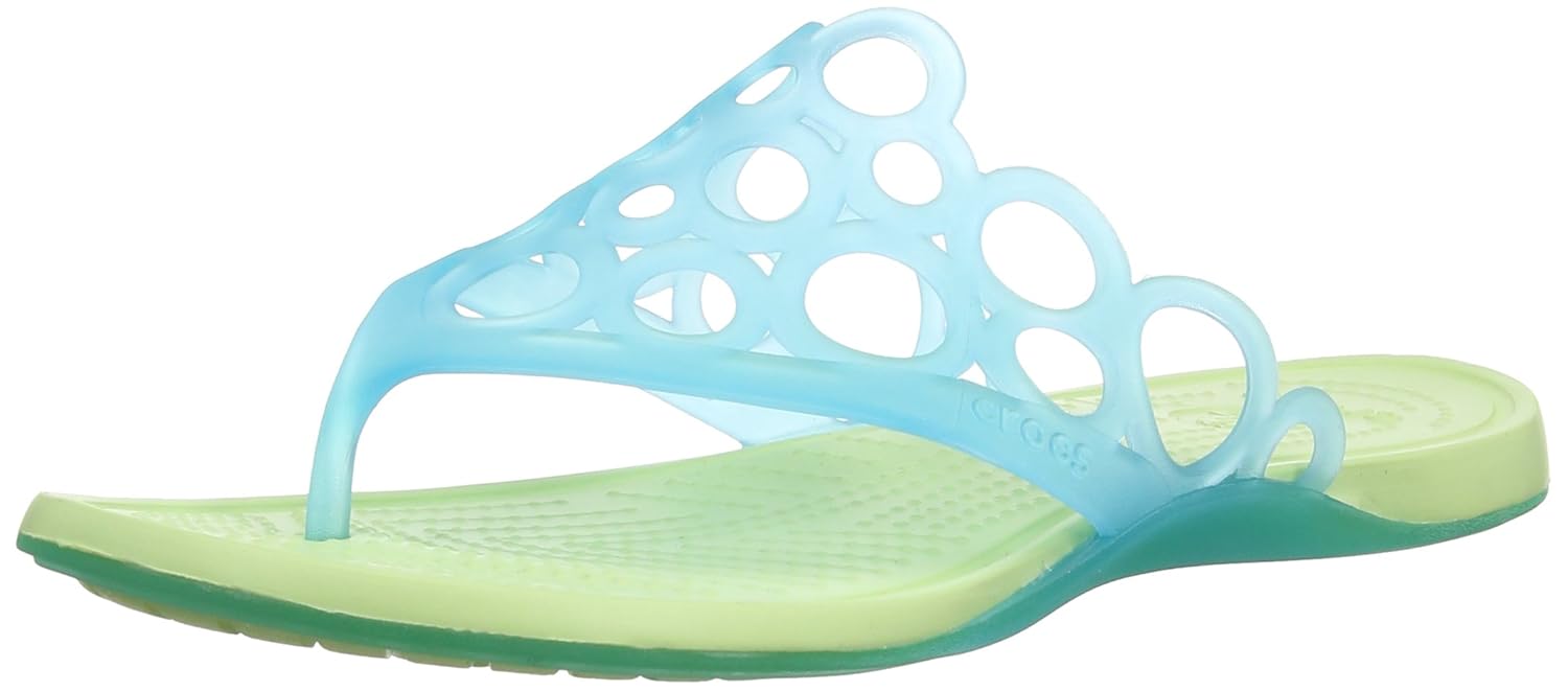 crocs women's adrina bubbles flip-flops and house slippers