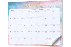 Lbylyhxc Fridge Calendar 2024-2025 Magnetic Calendar for Refrigerator, Fridge Calendar Magnet Runs from July 2024 Until December 2025, 18 Monthly Refrigerator Calendar with Julian Dates for Easy Organizing (Colorful)
