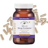 Native Remedies 10-in-1 Sleep Formula - Melatonin Sleep Aid - 60 Capsules | Calms Nervous System, Herbal Sleep Support for Adults &amp; Kids 4+ with Melatonin, Magnesium, Valerian Root, Non-Habit Forming
