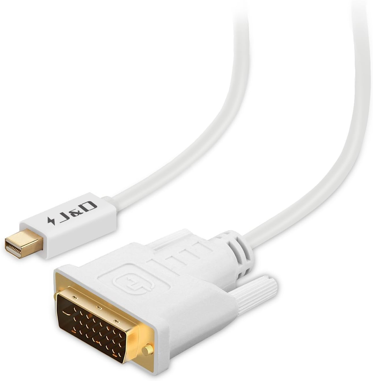 J&D Tech Mini DisplayPort (Thunderbolt Port) to DVI Cable