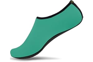 JACKSHIBO Water Shoes for Women Men Swim Shoes Water Socks for Cruise Essentials Swimming Aqua Beach Pool Yoga Surf