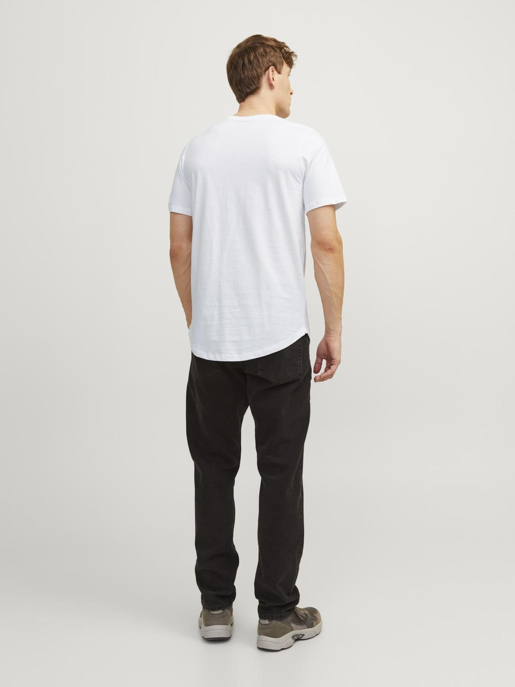 JACK & JONES Male T-Shirt Einfarbig T-Shirt 3