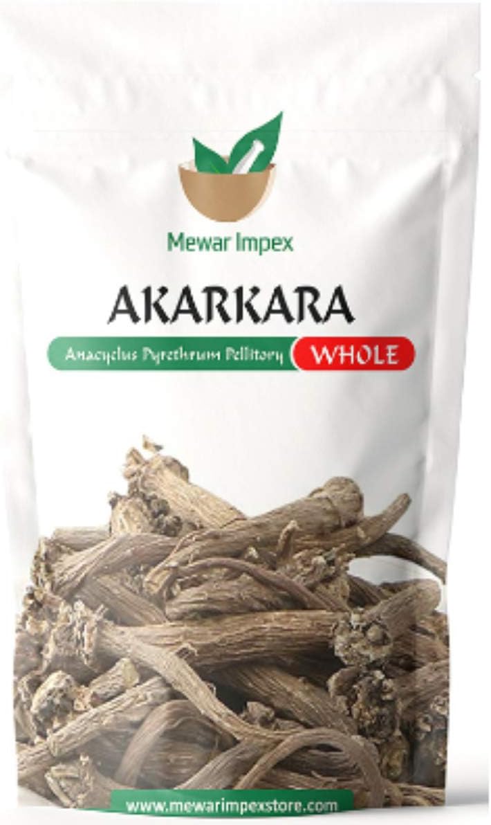 Mewar Impex Akarkara Irani Whole | Akarkara Asli | Pellitory Root |Anacyclus Pyrethrum | 100 Gm