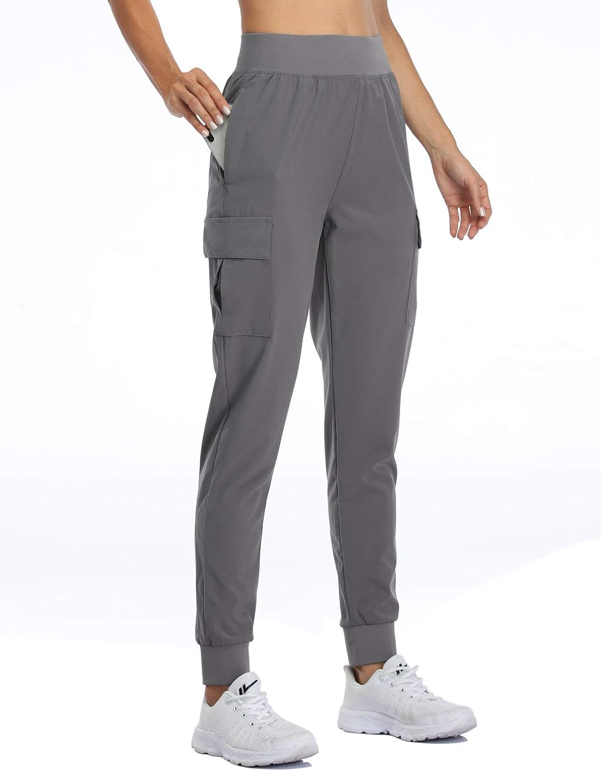 Willit Women's Lounge Joggers Cargo Hiking Pants Quick Dry Athletic Workout Pants Clothes Drawstring Pockets: Sports & Outdoors